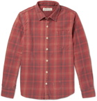 Remi Relief - Checked Cotton-Flannel Shirt - Red