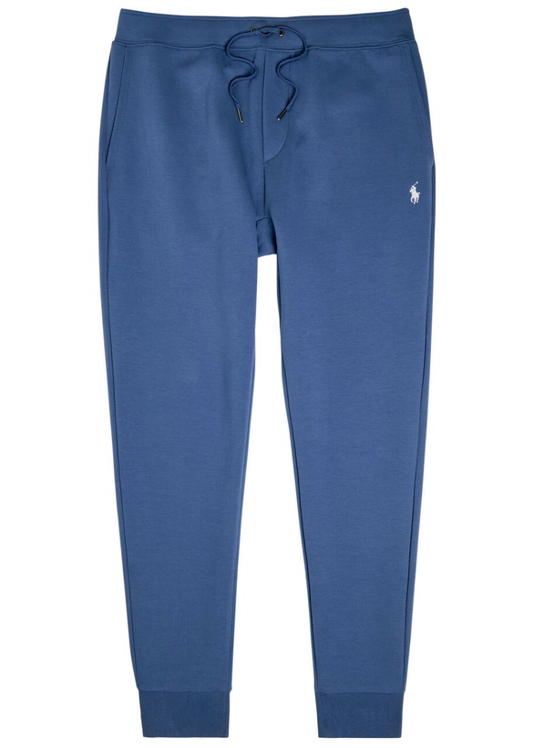 Photo: Polo Ralph Lauren Logo-embroidered Cotton-blend Sweatpants Navy