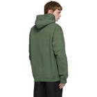 Comme des Garcons Homme Khaki Garment-Dyed Hoodie