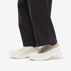 Alexander McQueen Men's Tread Slick Low Sneakers in Grey