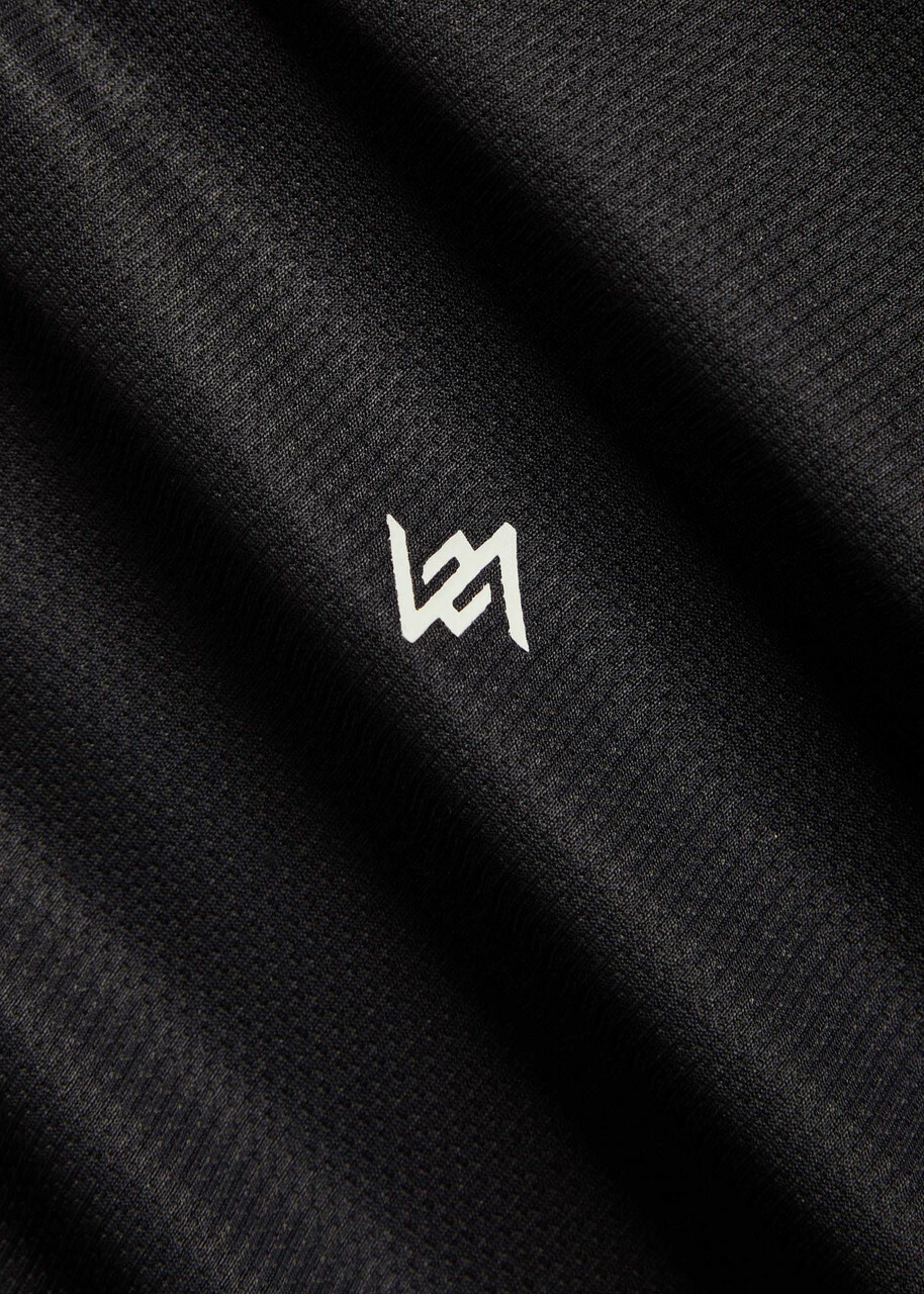 Represent 247 Hybrid Printed Stretch-jersey T-shirt Black