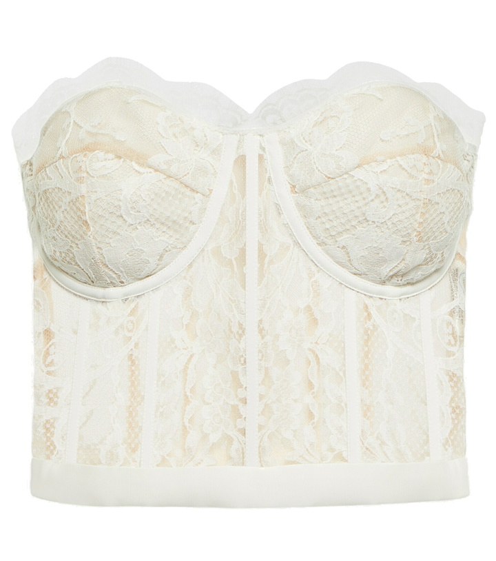 Photo: Alexander McQueen - Guipure lace bustier