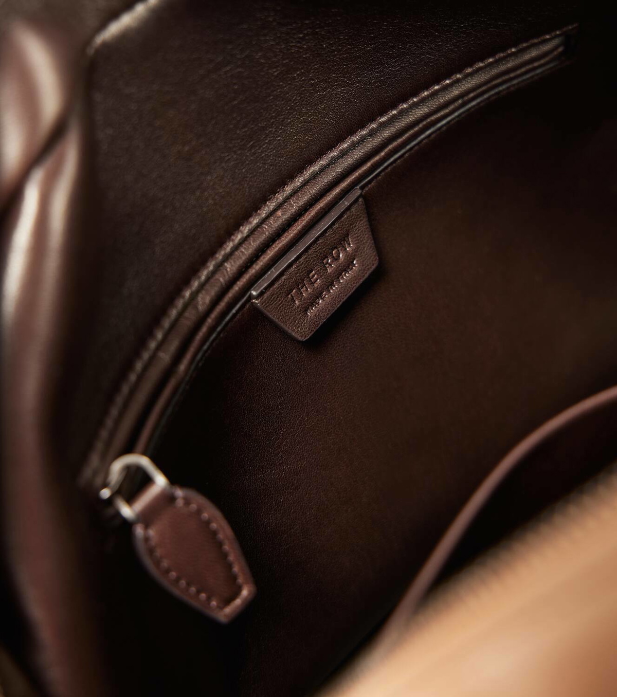 トートバッグ The Row SS25 'India 12.00' handbag (W1595L129 BLAN) THE ROW | India 12.00 Leather Bowling Bag | Women | Lane