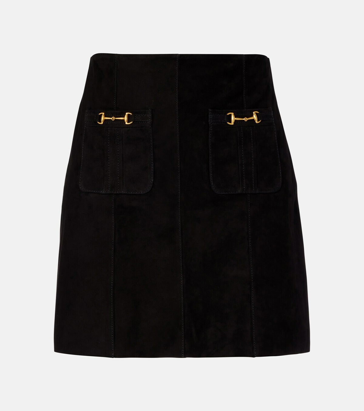Rixo Wiley suede miniskirt