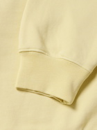 Jacquemus - Logo-Appliquéd Cotton-Jersey Hoodie - Yellow