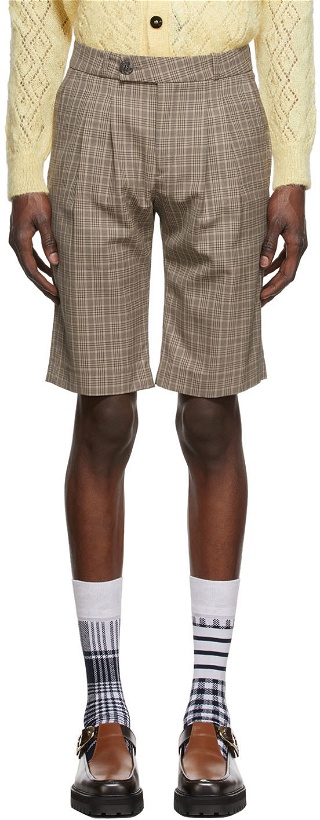 Photo: Ernest W. Baker Brown Check Shorts