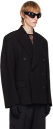 Balenciaga Black Tailored Blazer