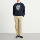 A.P.C. Men's x Marc Jacobs The Paris Crew Neck Sweatshirt in Dark Navy
