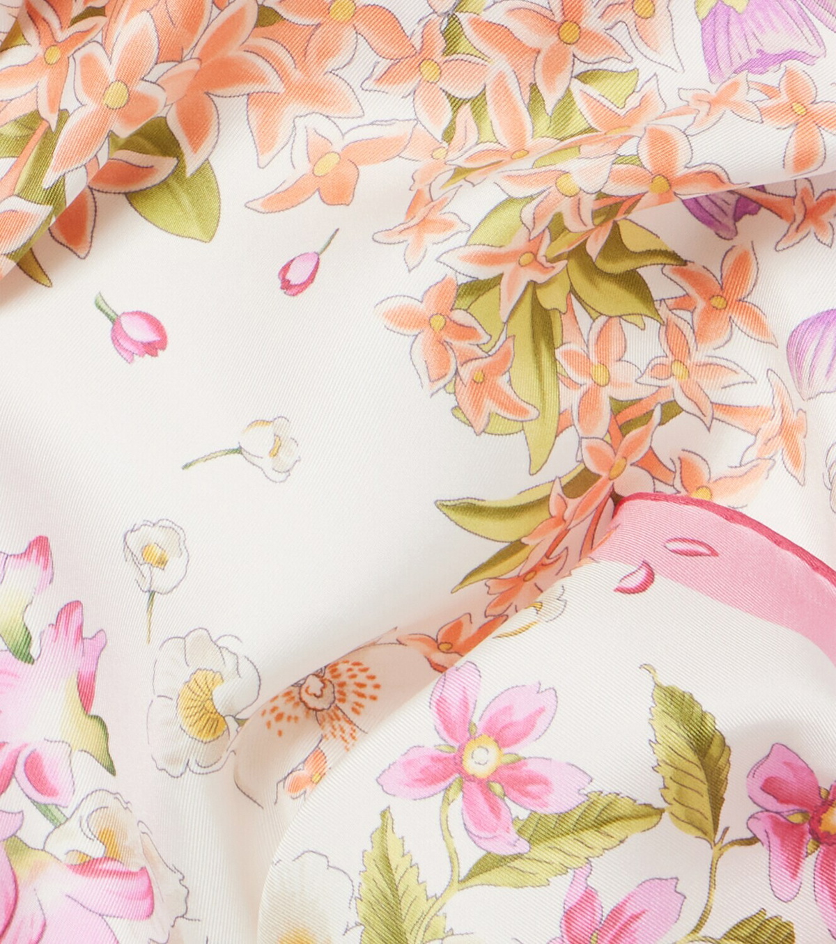 Ferragamo Floral silk scarf