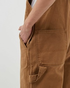 Dickies Dickies Duck Canvas Classic Bib Brown - Mens - Casual Pants