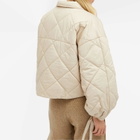 Deiji Studios Women's Quilted Coat in Fawn