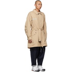 Fumito Ganryu Beige Mods Soutiencollar Coat