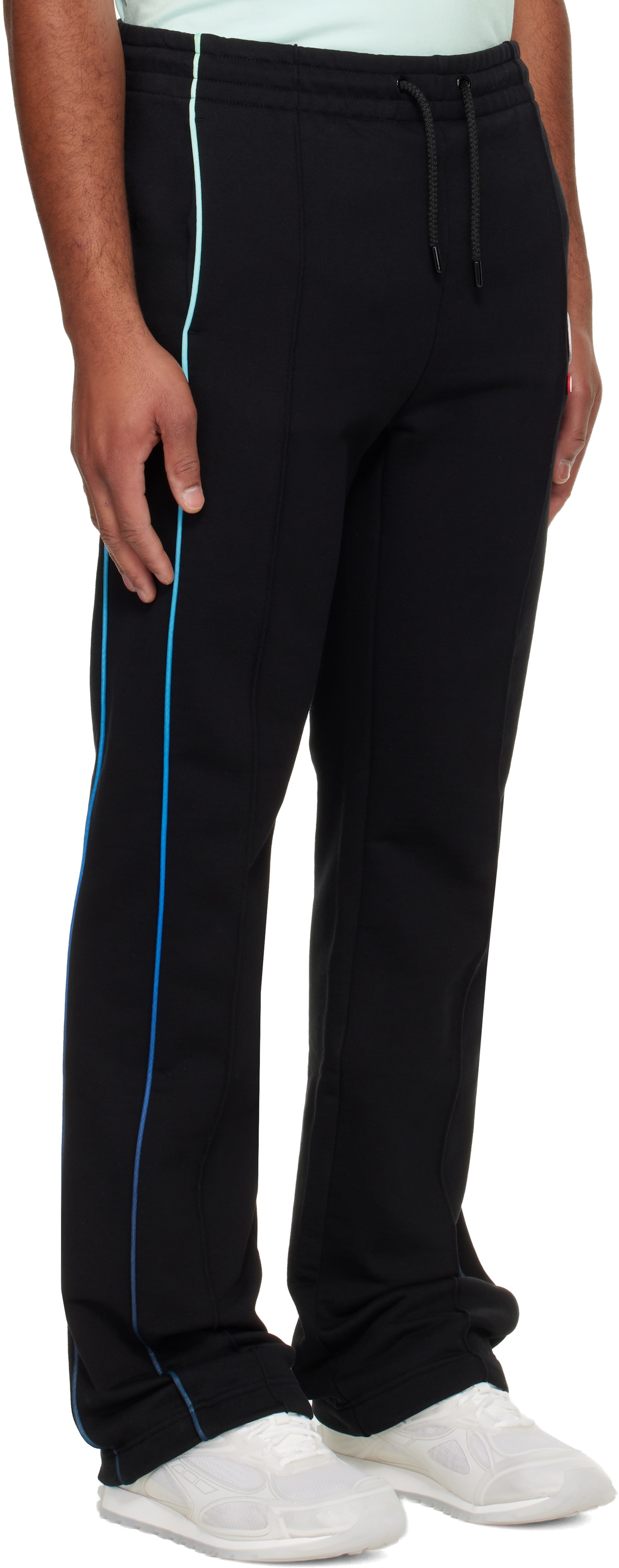 Casablanca Black Gradient Piping Sweatpants