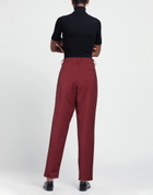 Manila Grace Womens Pants Garnet