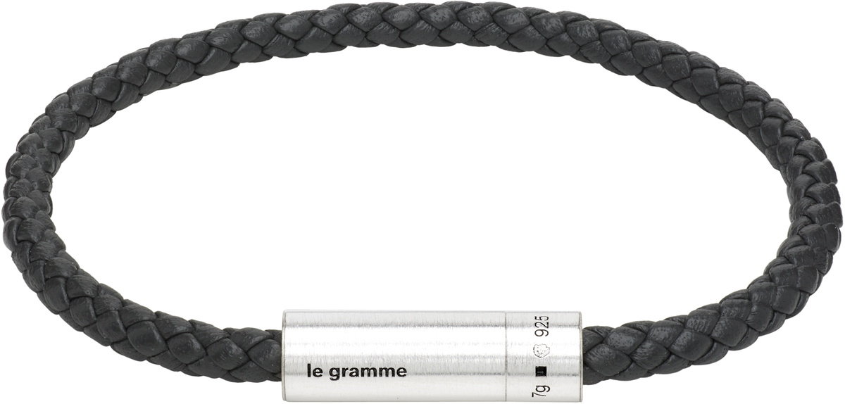 Le Gramme 'Le 7g' Leather Cable Bracelet Le Gramme