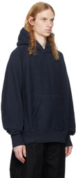 Engineered Garments Navy Raglan Hoodie
