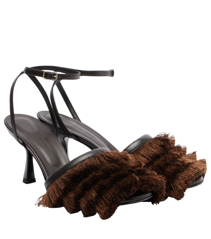 Photo: Christopher Esber Castanet fringed leather sandals