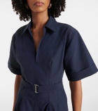 Simkhai Deanna belted faille midi dress