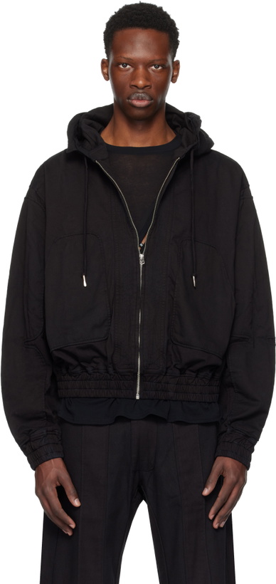 Photo: Tondolo Black Arm Patch Hoodie