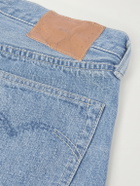Remi Relief - 1954 Straight-Leg Cropped Distressed Jeans - Blue