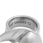 Raf Simons Men's Spacespinner Ring in Silver