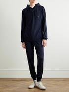 Dolce&Gabbana - Logo-Appliquéd Wool Hoodie - Blue