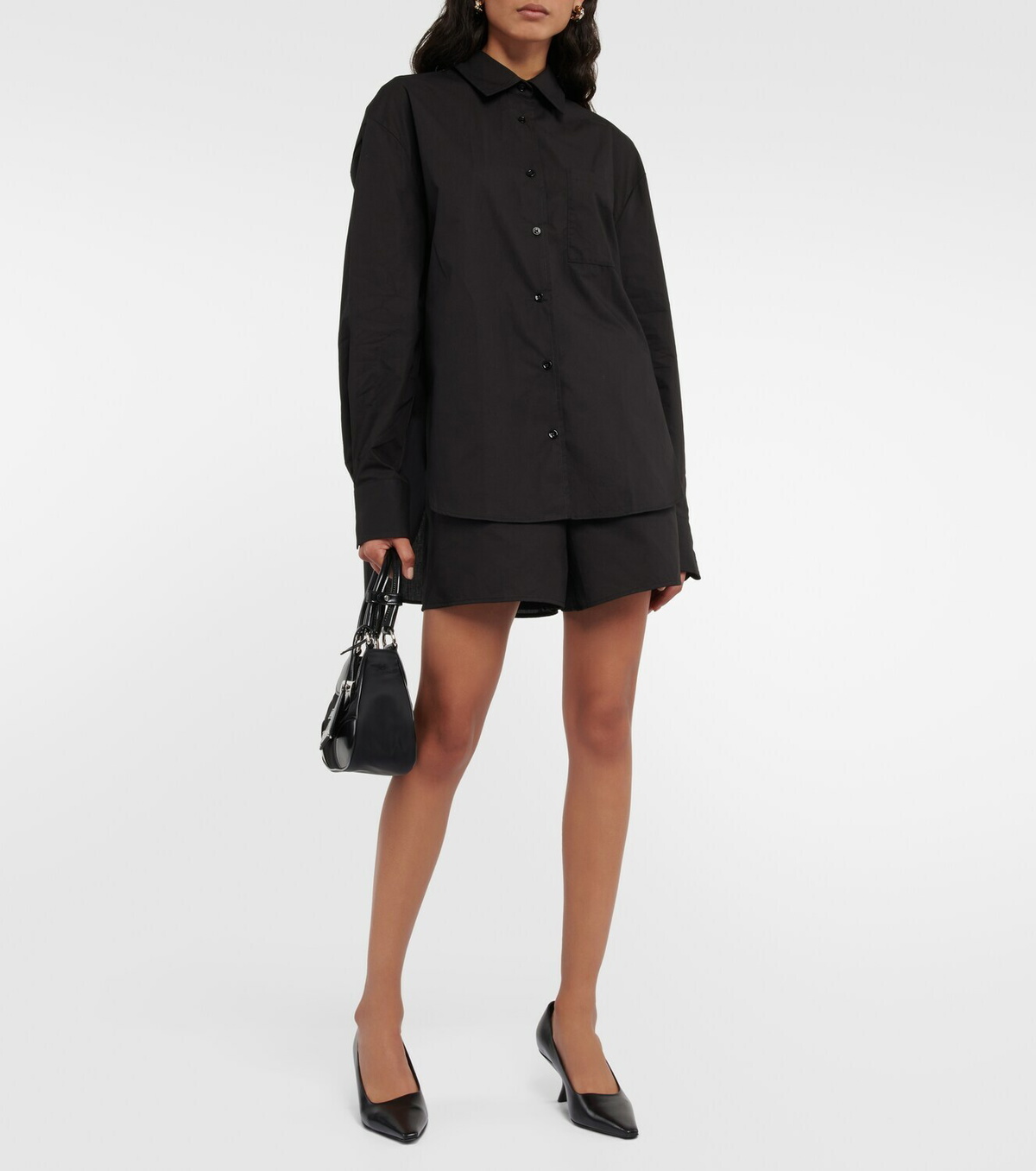 The Frankie Shop Lui cotton shirt