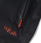 Rab - Kinetic Alpine Slim-Fit Panelled Proflex Trousers - Black