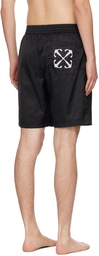 Off-White Black Arrow Surfer Swim Shorts