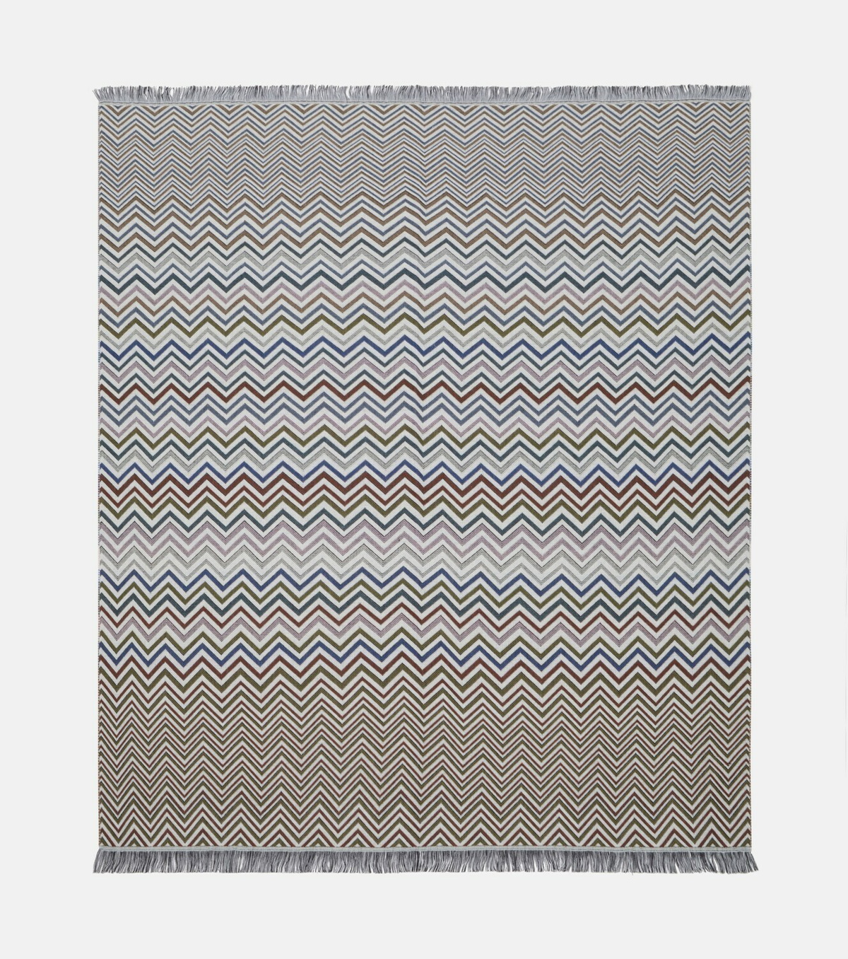 Missoni Antwan fringed wool-blend throw