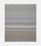 Missoni Antwan fringed wool-blend throw