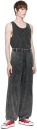 Maison MIHARA YASUHIRO Black Bleached Sweatpants
