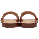 Maison Margiela Tan Tabi Flat Mule Sandals