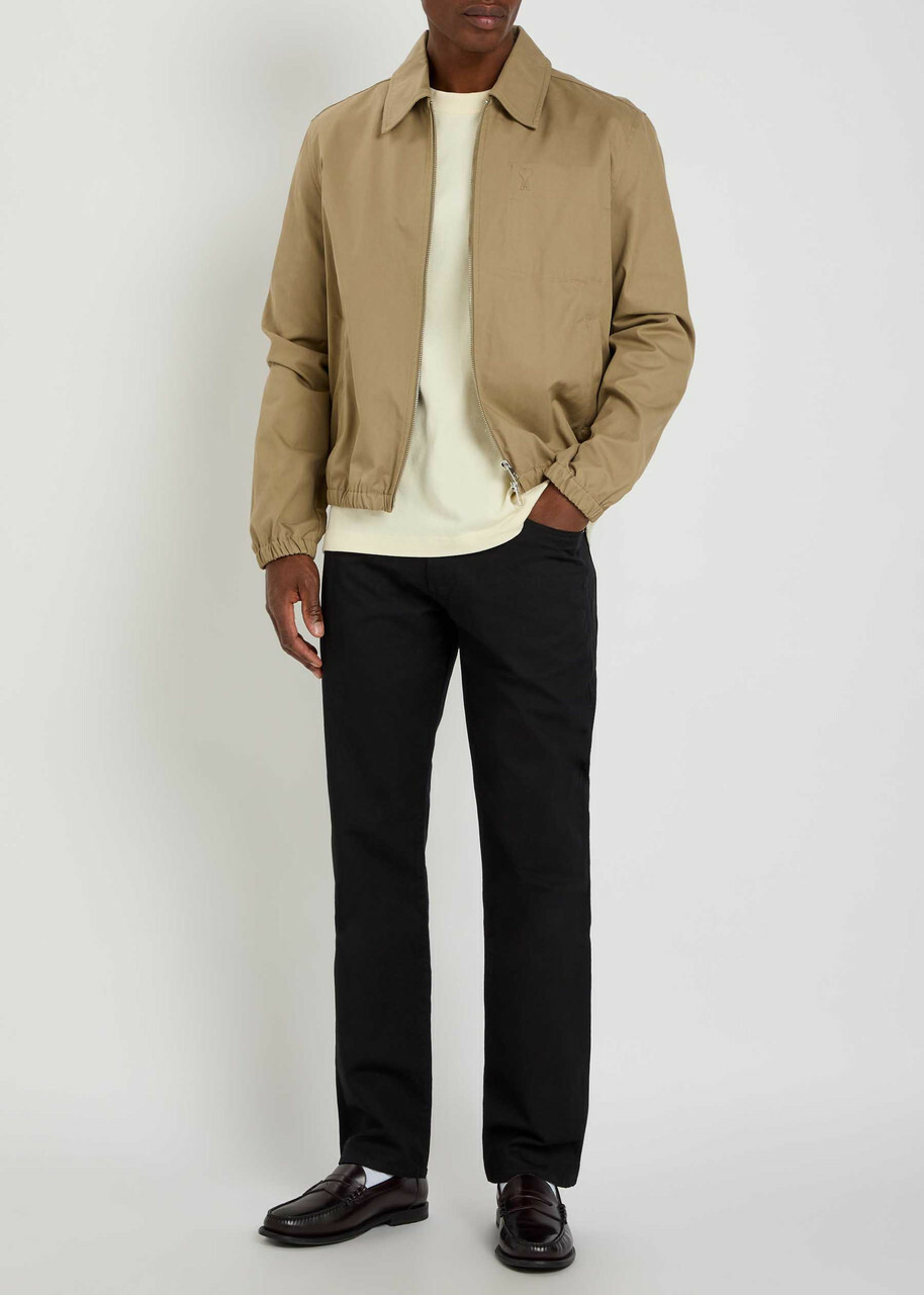 Citizens OF Humanity Elijah Straight-leg Cotton-blend Trousers Black