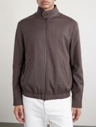 Canali - Impeccabile Wool Bomber Jacket - Brown