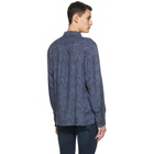 Nudie Jeans Blue Paisley Vidar Shirt