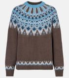 Staud Zane Fair Isle wool-blend sweater
