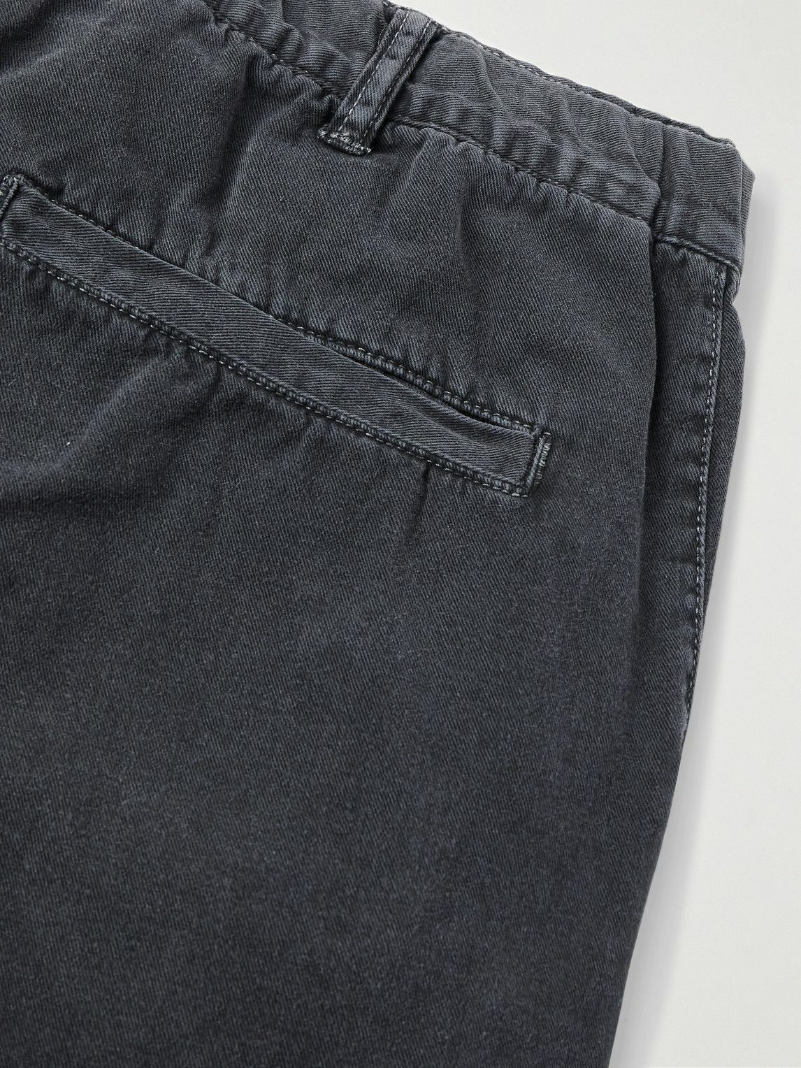 Remi Relief - Straight-Leg Cotton-Twill Trousers - Black