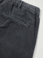 Remi Relief - Straight-Leg Cotton-Twill Trousers - Black