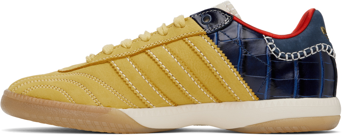 adidas gazelle silver green womens Adidas Samba ADV Shoes - Collegiate Navy / Preloved Yellow / Team Roya main image 0