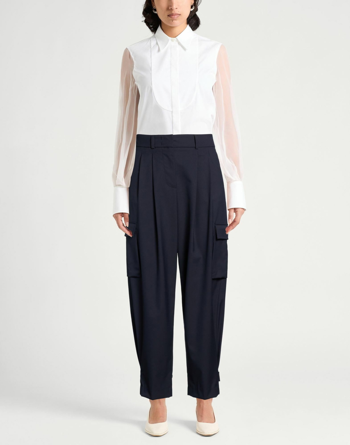 Peserico Womens Pants in Midnight blue