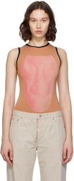 Baserange Beige Alloy Bodysuit