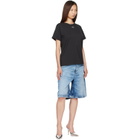 Diesel Black Metallic Oval D Cotton T-shirt