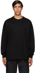 Juun.J Black Logo Long Sleeve T-Shirt