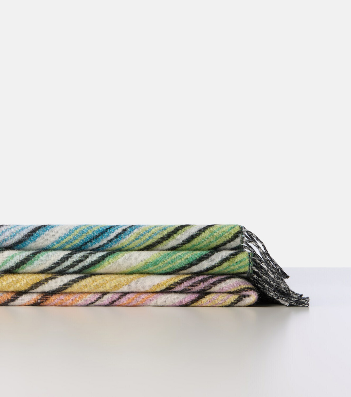 Missoni Plume Zig Zag wool-blend throw