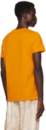 Balmain Orange Flocked T-Shirt