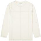 Stylerunner Women's Double Kick Long Sleeve Top in Soft White