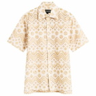 Ahluwalia Women's Kada Short Sleeve Shirt in Cream