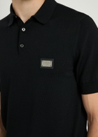 Dolce & Gabbana Wool Polo Shirt Black
