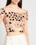 Rochas Womens Top Sand